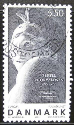 Poštovní známka Dánsko 2003 Umìní, Evropa CEPT Mi# 1342