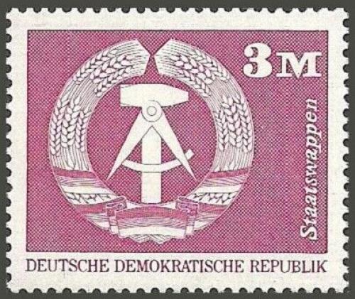 Poštovní známka DDR 1974 Státní znak Mi# 1967 Kat 5€
