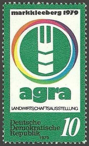 Poštovní známka DDR 1979 Zemìdìlská výstava AGRA Mi# 2428