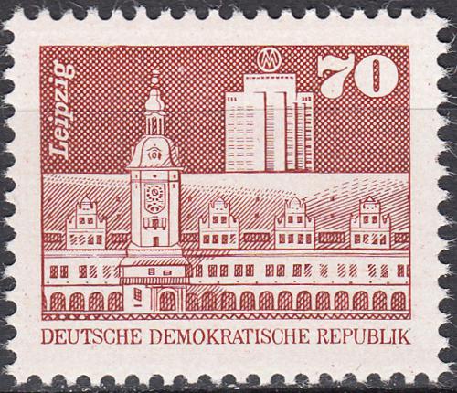 Poštovní známka DDR 1981 Výstavba v DDR, Lipsko Mi# 2602