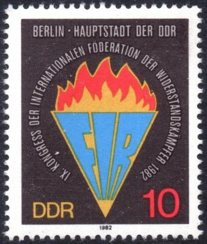 Poštovní známka DDR 1982 Kongres FIR Mi# 2736