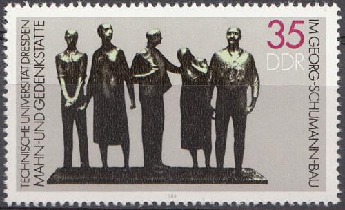 Poštovní známka DDR 1984 Sousoší, Arno Wittig Mi# 2897