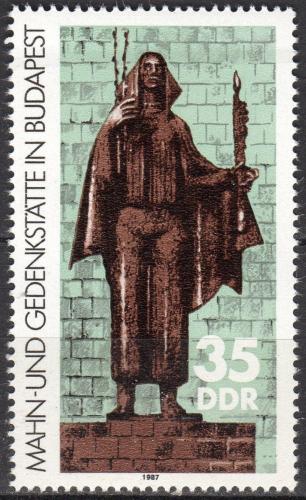 Poštovní známka DDR 1987 Memoriál váleèných obìtí Mi# 3122