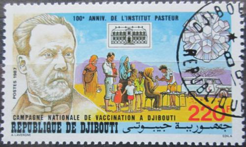 Potovn znmka Dibutsko 1987 Louis Pasteur Mi# 485
