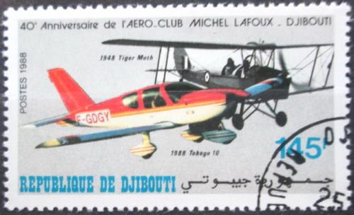 Potovn znmka Dibutsko 1988 Letadla IA Mi# 514