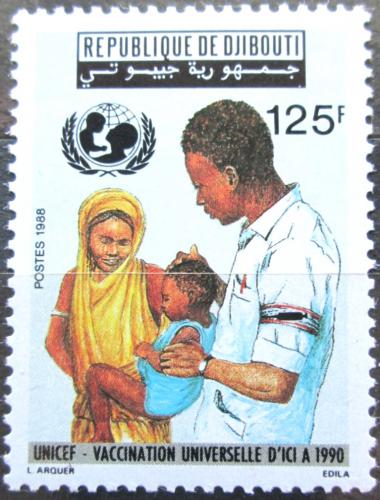 Potovn znmka Dibutsko 1988 Vakcinace Mi# 508