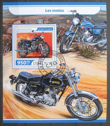 Poštovní známka Džibutsko 2017 Motocykly Mi# Block 733 Kat 10€