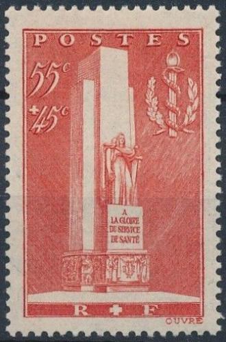 Potovn znmka Francie 1938 Pamtnk v Lyonu Mi# 426 Kat 15 - zvtit obrzek
