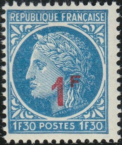 Potovn znmka Francie 1947 Ceres petisk Mi# 807