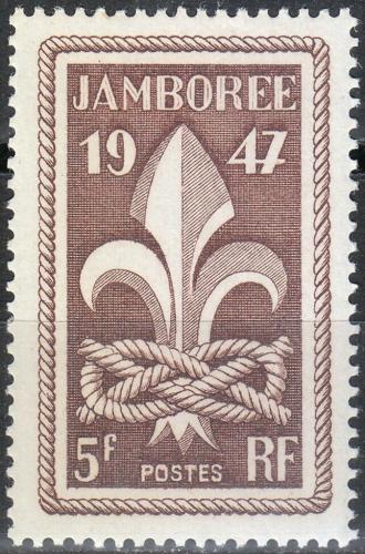 Potovn znmka Francie 1947 Setkn skaut Mi# 786