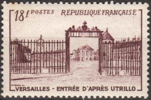 Potovn znmka Francie 1952 Zmek Versailles Mi# 957
