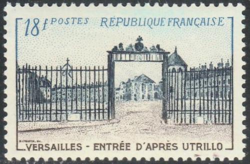 Potovn znmka Francie 1954 Zmek Versailles Mi# 1014 Kat 10 - zvtit obrzek