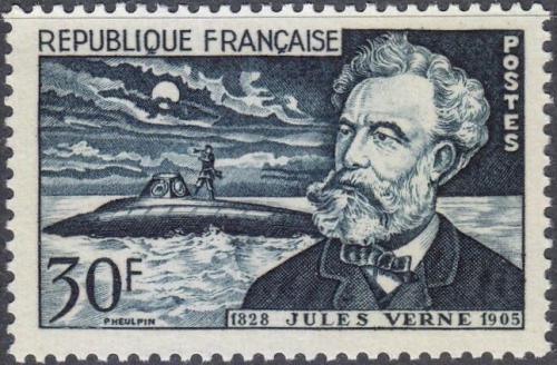Potovn znmka Francie 1955 Jules Verne Mi# 1051 Kat 7 - zvtit obrzek