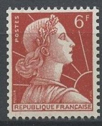 Poštovní známka Francie 1955 Marianne Mi# 1062 Kat 3.40€
