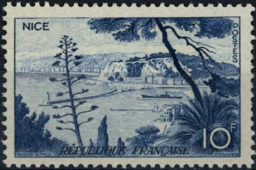 Potovn znmka Francie 1955 Nice Mi# 1066