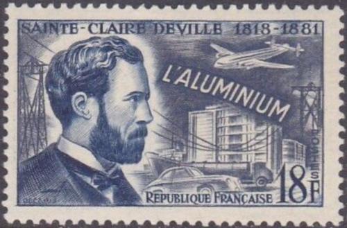 Potovn znmka Francie 1955 Sainte-Claire Deville, vynlezce Mi# 1040 - zvtit obrzek