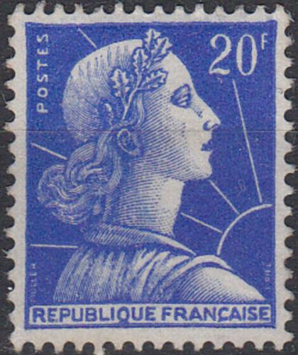 Potovn znmka Francie 1957 Marianne Mi# 1143