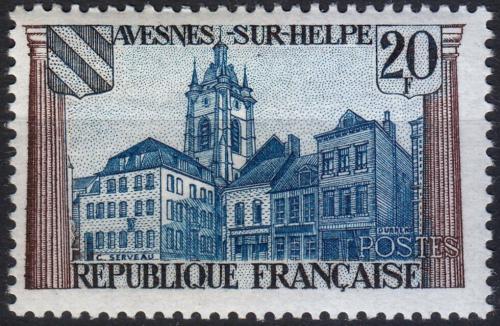 Potovn znmka Francie 1959 Avesnes-sur-Helpe Mi# 1268
