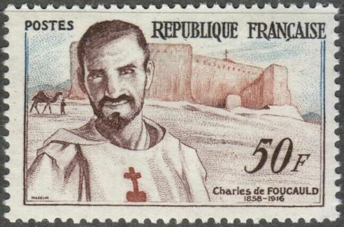 Potovn znmka Francie 1959 Charles de Foucauld Mi# 1230 - zvtit obrzek