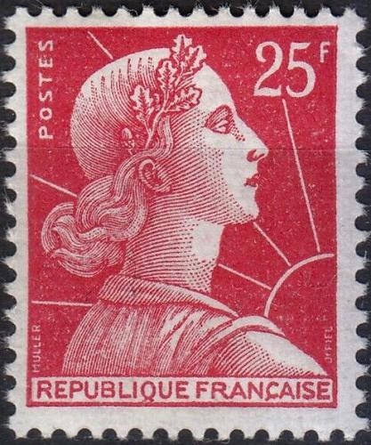 Potovn znmka Francie 1959 Marianne Mi# 1226