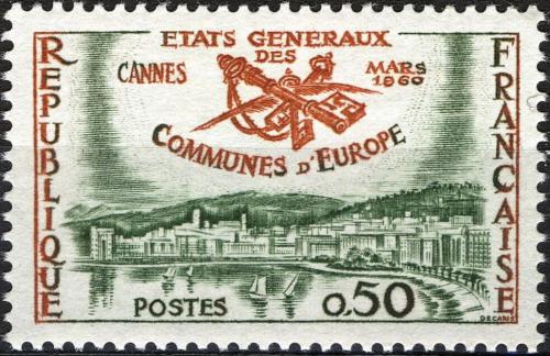 Potovn znmka Francie 1960 Evropsk obce Mi# 1292
