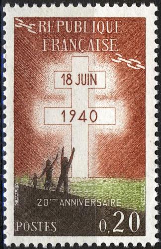 Potovn znmka Francie 1960 Lotrinsk k Mi# 1315