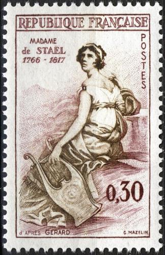 Potovn znmka Francie 1960 Madame de Stal, spisovatelka Mi# 1322