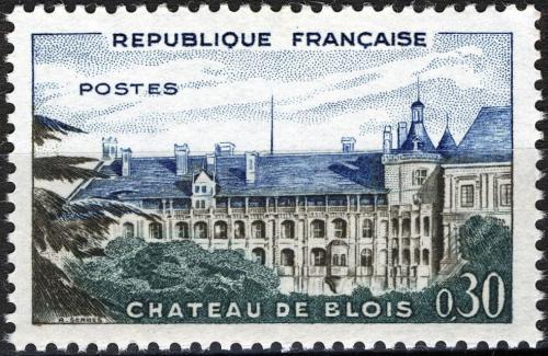 Potovn znmka Francie 1960 Zmek Blois Mi# 1306