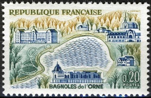 Potovn znmka Francie 1961 Bagnoles-de-lOrne Mi# 1347 - zvtit obrzek
