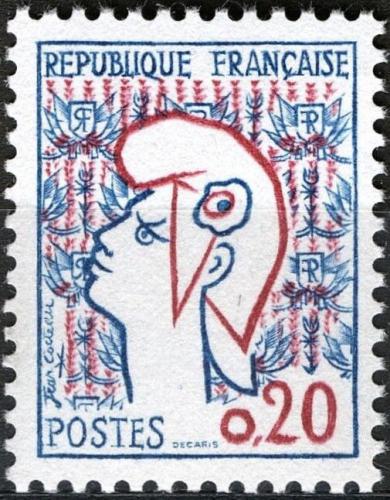 Potovn znmka Francie 1961 Marianne Mi# 1335 - zvtit obrzek