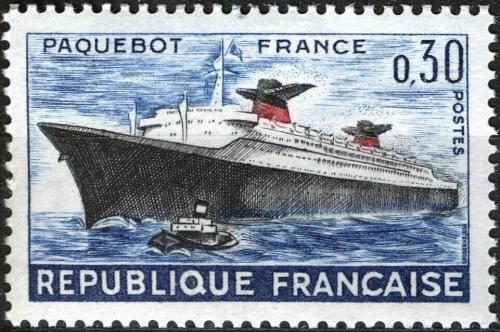 Potovn znmka Francie 1962 Dopravn lo France Mi# 1378 - zvtit obrzek