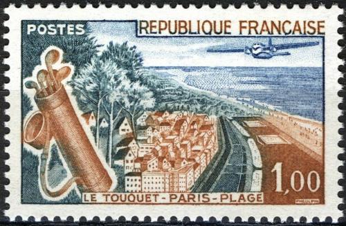 Potovn znmka Francie 1962 Le Touquet-Paris-Plage Mi# 1408