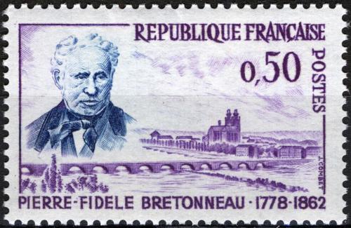Potovn znmka Francie 1962 Pierre Fidele Bretonneau, lka Mi# 1381 - zvtit obrzek