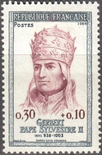 Potovn znmka Francie 1964 Pape Silvestr II. Mi# 1479 - zvtit obrzek