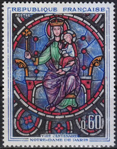 Potovn znmka Francie 1964 Vitr z Notre Dame Mi# 1474