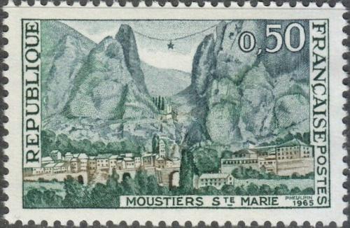 Potovn znmka Francie 1965 Moustiers-Sainte-Marie Mi# 1515 - zvtit obrzek