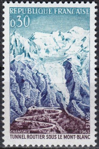 Potovn znmka Francie 1965 Tunel Mont-Blanc Mi# 1520