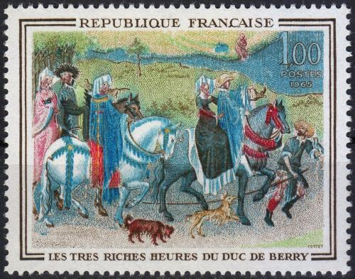 Potovn znmka Francie 1965 Umn Mi# 1523 - zvtit obrzek