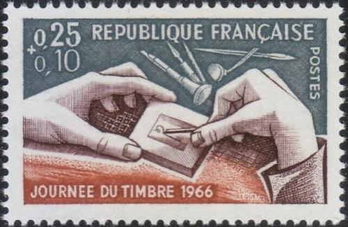 Potovn znmka Francie 1966 Den znmek Mi# 1540