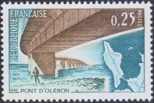 Potovn znmka Francie 1966 Most Olron Mi# 1551 - zvtit obrzek