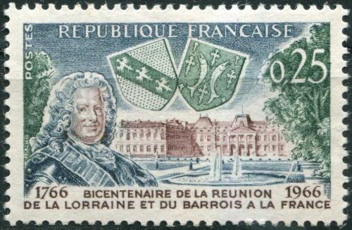Potovn znmka Francie 1966 Zmek Lunville Mi# 1545 - zvtit obrzek