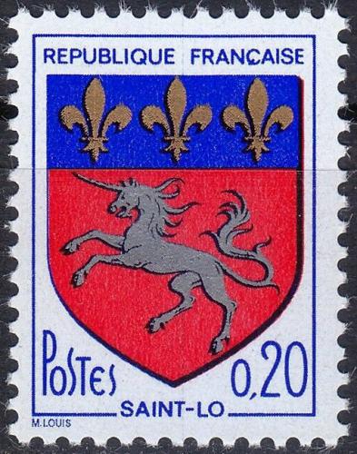 Potovn znmka Francie 1966 Znak Saint-L Mi# 1570 x