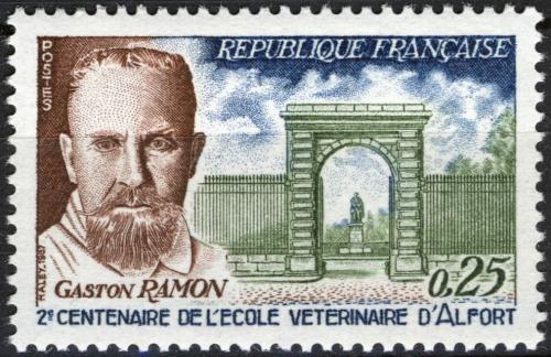 Potovn znmka Francie 1967 Gaston Ramon, veterin Mi# 1584