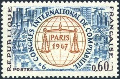 Potovn znmka Francie 1967 Kongres etnictv Mi# 1596