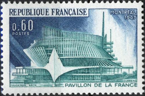 Potovn znmka Francie 1967 Vstava EXPO 67 Montreal Mi# 1577 