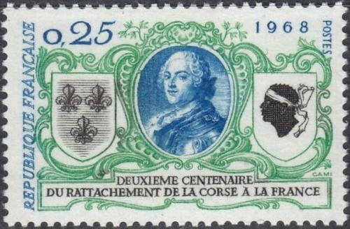 Potovn znmka Francie 1968 Krl Ludvk XV. Mi# 1637