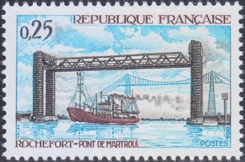 Potovn znmka Francie 1968 Most u Martrou Mi# 1631 - zvtit obrzek