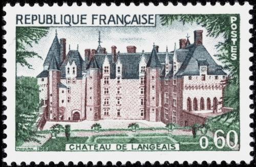 Potovn znmka Francie 1968 Zmek Langeais Mi# 1624 - zvtit obrzek