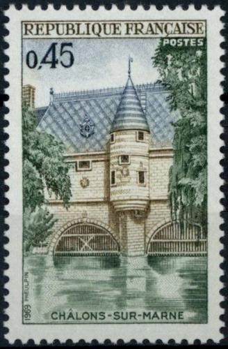 Potovn znmka Francie 1969 Most v Chlons-sur-Marne Mi# 1673 - zvtit obrzek