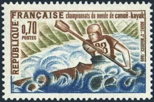 Potovn znmka Francie 1969 MS v jzd na kajaku Mi# 1678 - zvtit obrzek